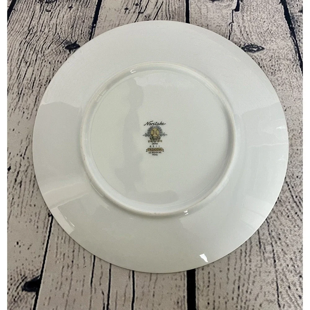 Noritake Pasadena Salad Plates Set of 4 VTG 6311 Pink Rosebud 8 1/4